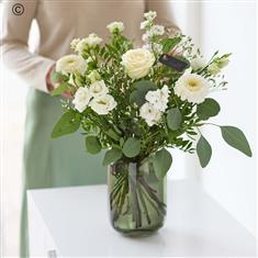 Large Neutral Bouquet in a Vase